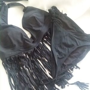 2 Piece Swim Suit with fringe